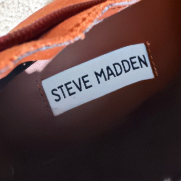 crush velvet orange edit Steve madden booties - Picture 9 of 10